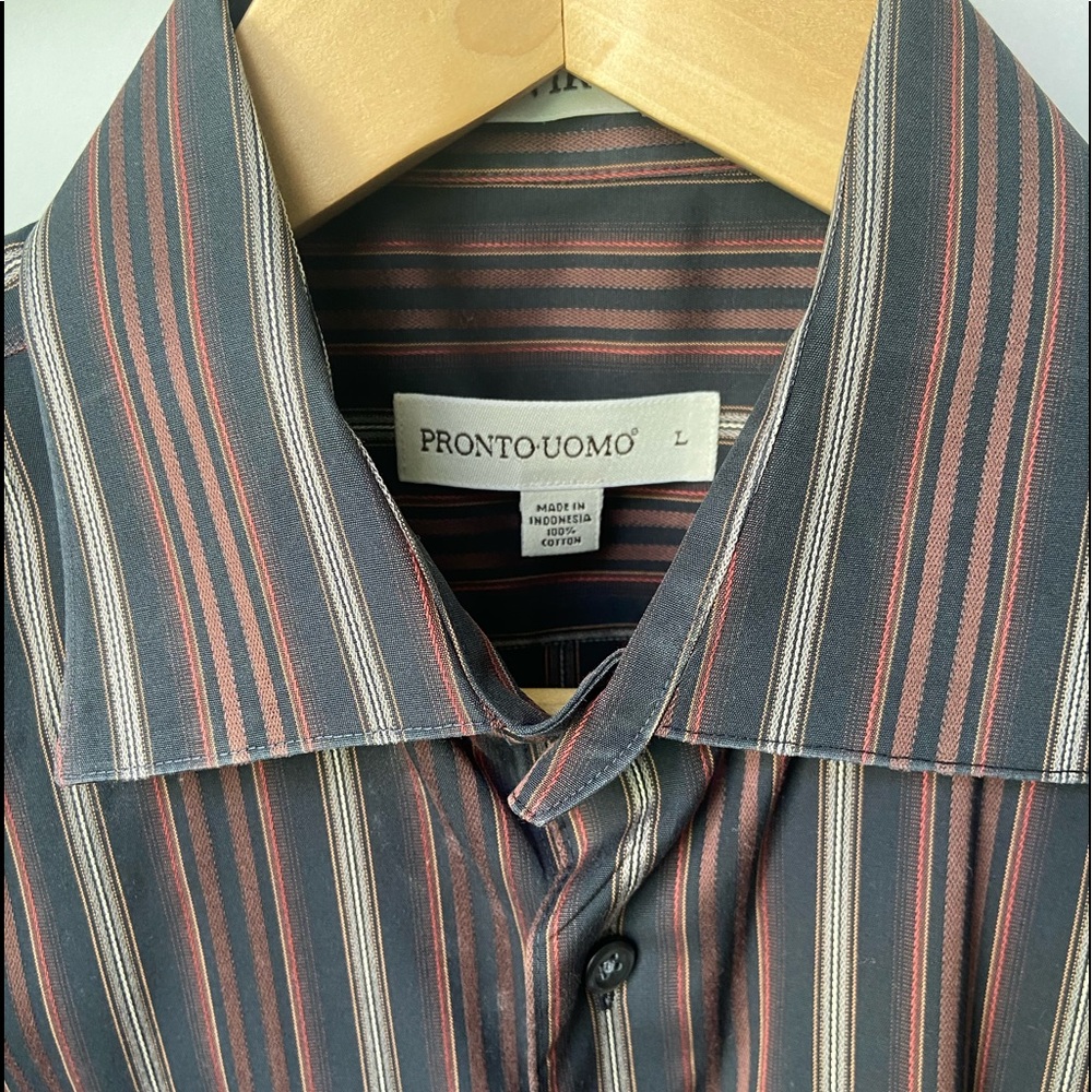 Pronto Uomo mens L cotton polo shirt in excellent condition.